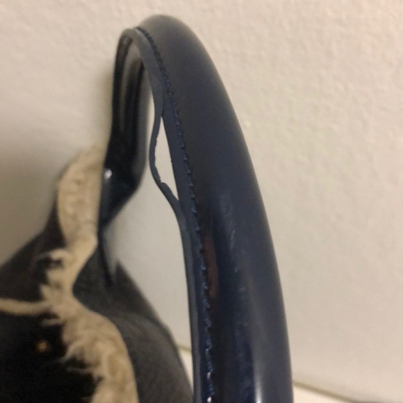 RARE Tory Burch gorgeous shearling lined bag - Picture 8 of 9